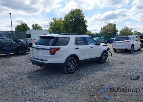 2018 Ford Explorer Sport из США, поврежденный, VIN 1FM5K8GT4JGC61828